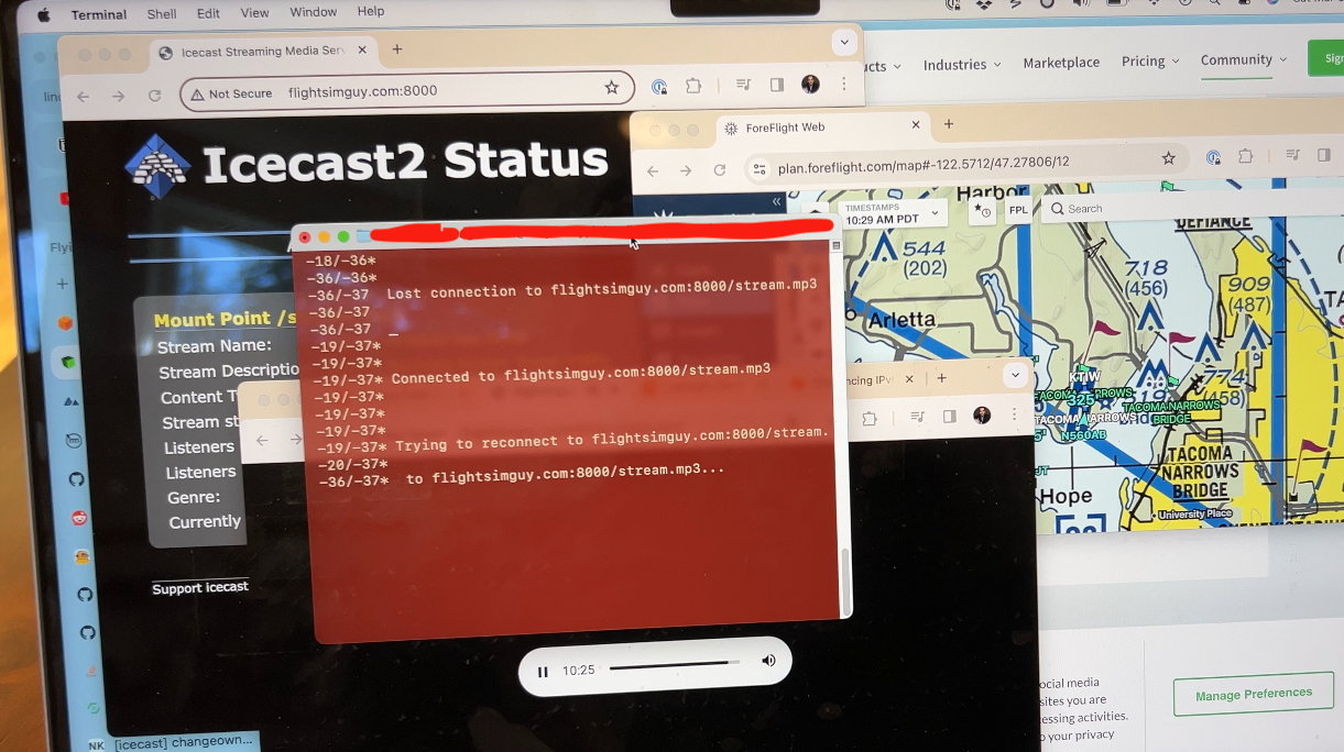 Hearing the stream on AWS